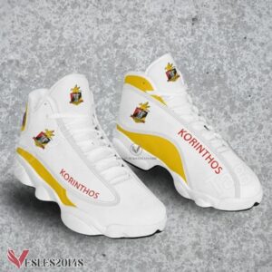 Korinthos FC Logo Air Jordan 13 Shoes, Best Sneaker Gifts For Fans - Vesles2014s