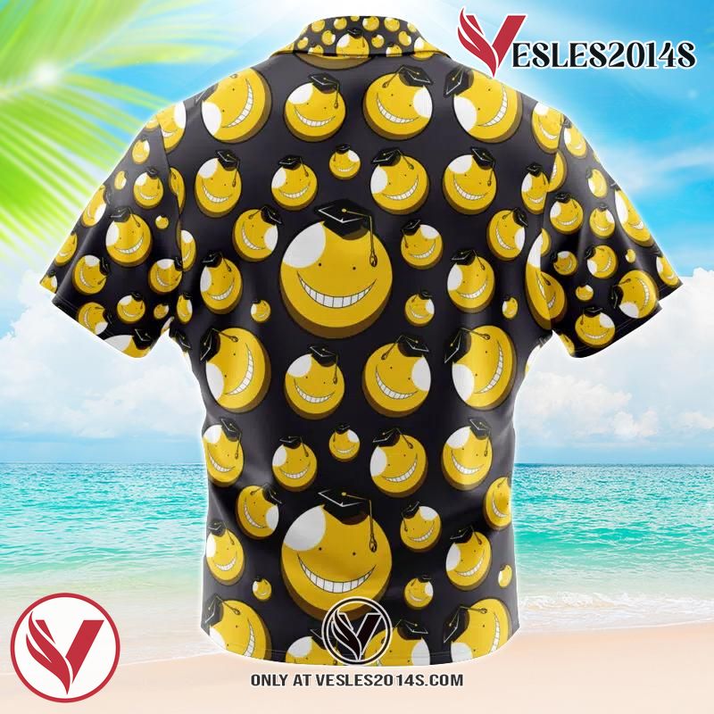 Koro-sensei Assassination Classroom Hawaiian Button Up Shirt, Perfect Gifts For Anime Lovers - Vesles2014S 2