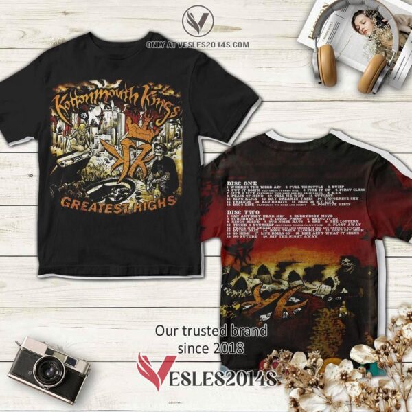 Kottonmouth Kings Band Greatest Highs Album 3D T-Shirt, Unique Gifts For Music Lovers - Vesles2014S