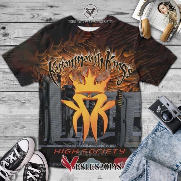 Kottonmouth Kings Band High Society Album 3D T-Shirt, Unique Gifts For Music Lovers - Vesles2014S