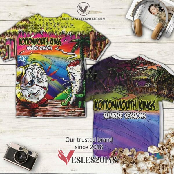 Kottonmouth Kings Band Sunrise Sessions Cover Album 3D T-Shirt, Unique Gifts For Music Lovers - Vesles2014S