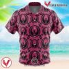 Kozuki Clan Crest One Piece Hawaiian Button Up Shirt, Perfect Gifts For Anime Lovers - Vesles2014S