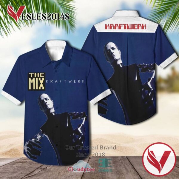 Kraftwerk The Mix 1991 Casual Hawaiian Shirt, Best Gifts For Summer Vesles2014S