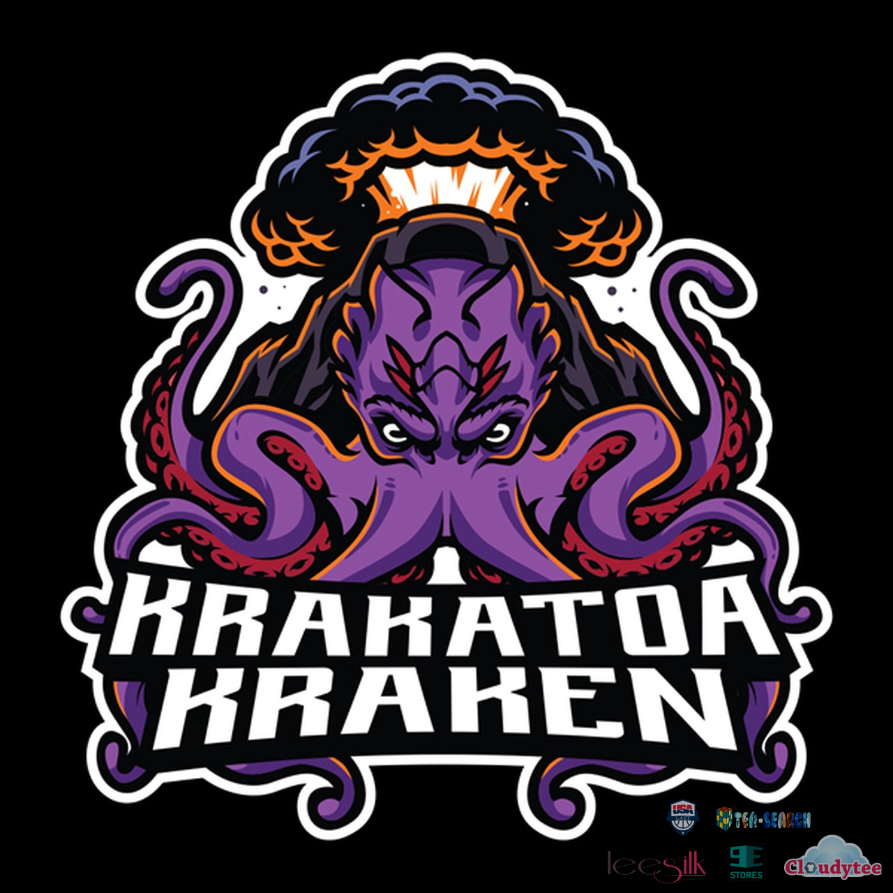 Krakatoa Kraken Black Cthulhu Hockey Jersey, Trending Gifts For Fans - Vesles2014s 4