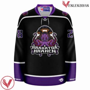 Krakatoa Kraken Black Mythical Hockey Jersey - Vesles2014S 2