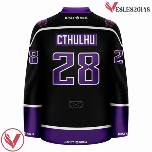 Krakatoa Kraken Black Mythical Hockey Jersey - Vesles2014S 3