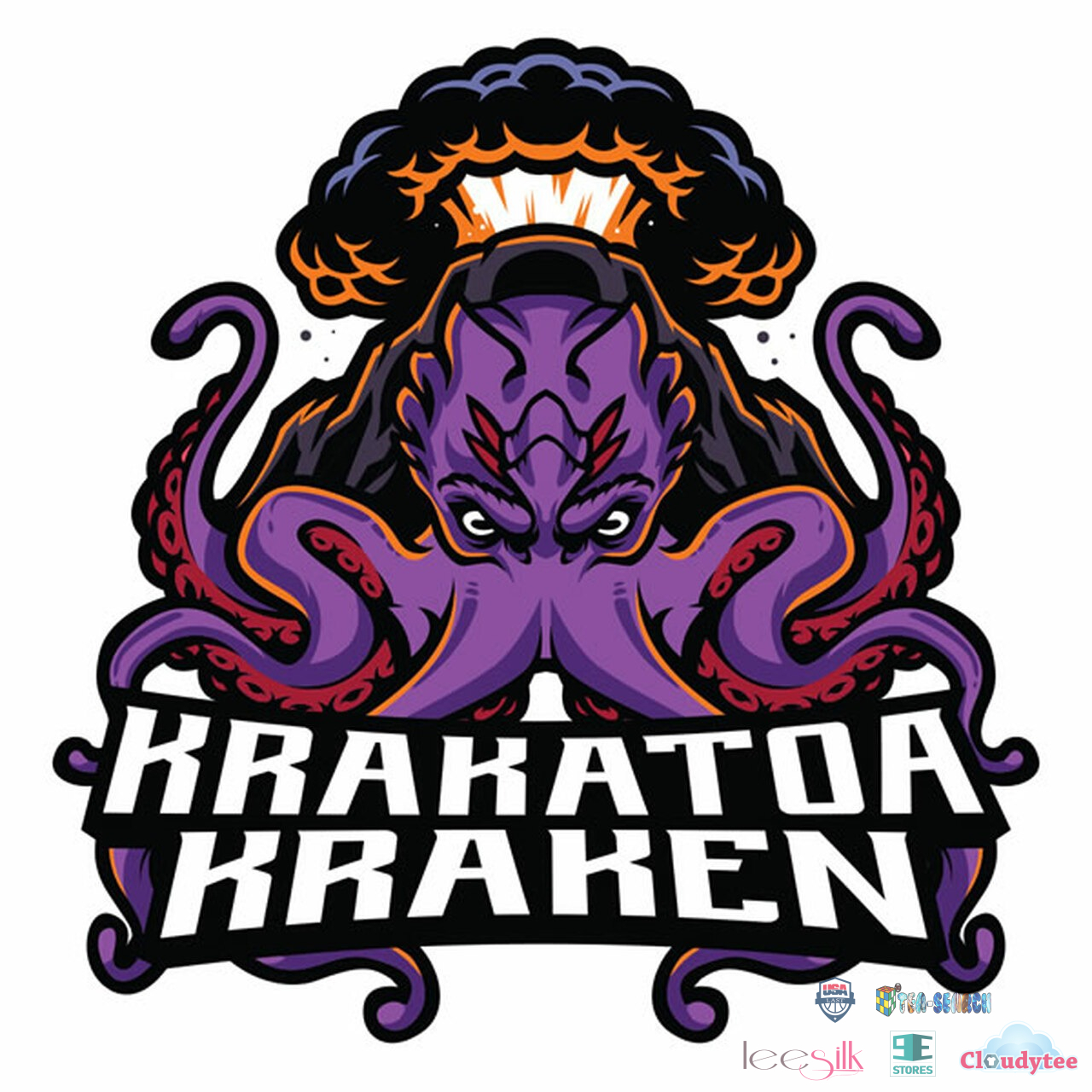 Krakatoa Kraken White Mythical Hockey Jersey, Trending Gifts For Fans - Vesles2014s 4