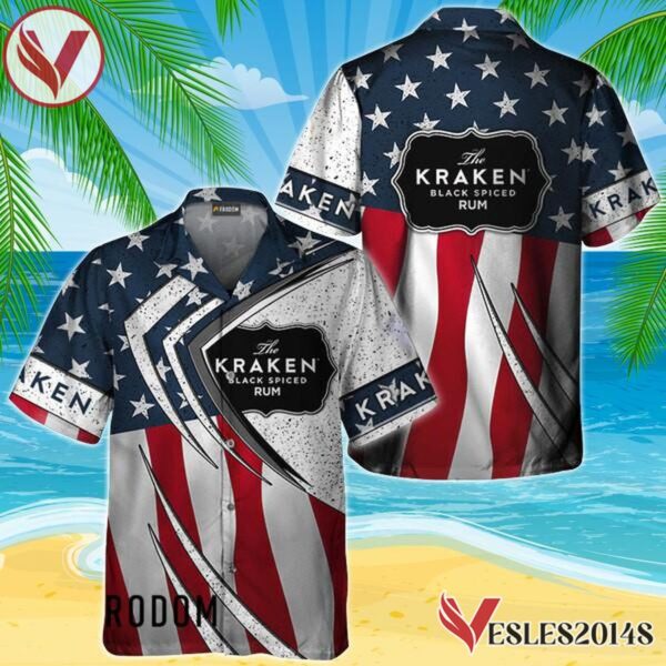 Kraken Rum Fourth Of July Esports Hawaiian Shirt, Best Summer Gifts For Fans - Vesles2014S