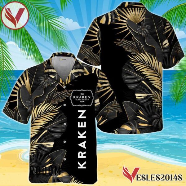Kraken Rum Tropical Palm Hawaiian Shirt, Best Summer Gifts For Fans - Vesles2014S
