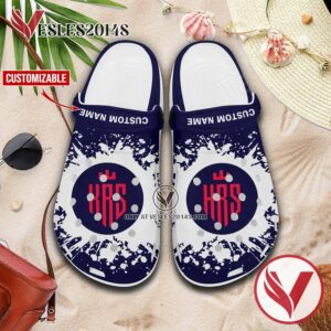 Kristiansand Logo Handball Crocs, Unique Footwear For Fans - Vesles2014S 1