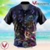 Kujo Jotaro Jojo’s Bizarre Adventure Hawaiian Button Up Shirt, Perfect Gifts For Anime Lovers - Vesles2014S