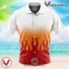 Kyojuro Rengoku Demon Slayer Hawaiian Button Up Shirt, Perfect Gifts For Anime Lovers - Vesles2014S