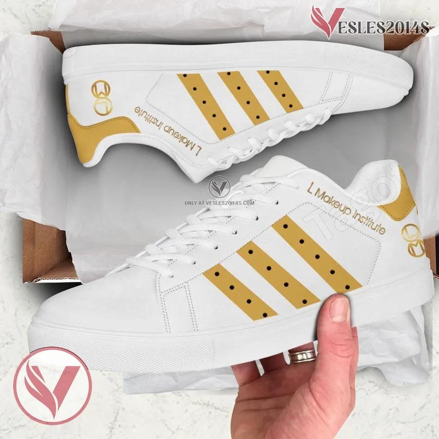 L Makeup Institute Logo Stan Smith Shoes, Unique Sneaker For Fans - Vesles2014s