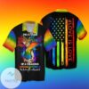 LGBT American I Am A Proud Boyfriend Of A Freaking Awesome Boyfriend Yes He Bought Me This Shirt Graphic Print Short Sleeve Hawaiian Casual Shirt Vesles2014S