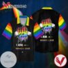 LGBT Love Is Love I Am Who I Am For Men And Women Graphic Print Short Sleeve Hawaiian Casual Shirt Vesles2014S