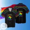 LGBT Love Wins Feeling Magical But Also Stabby For men And Women Graphic Print Short Sleeve Hawaiian Casual Shirt Vesles2014S