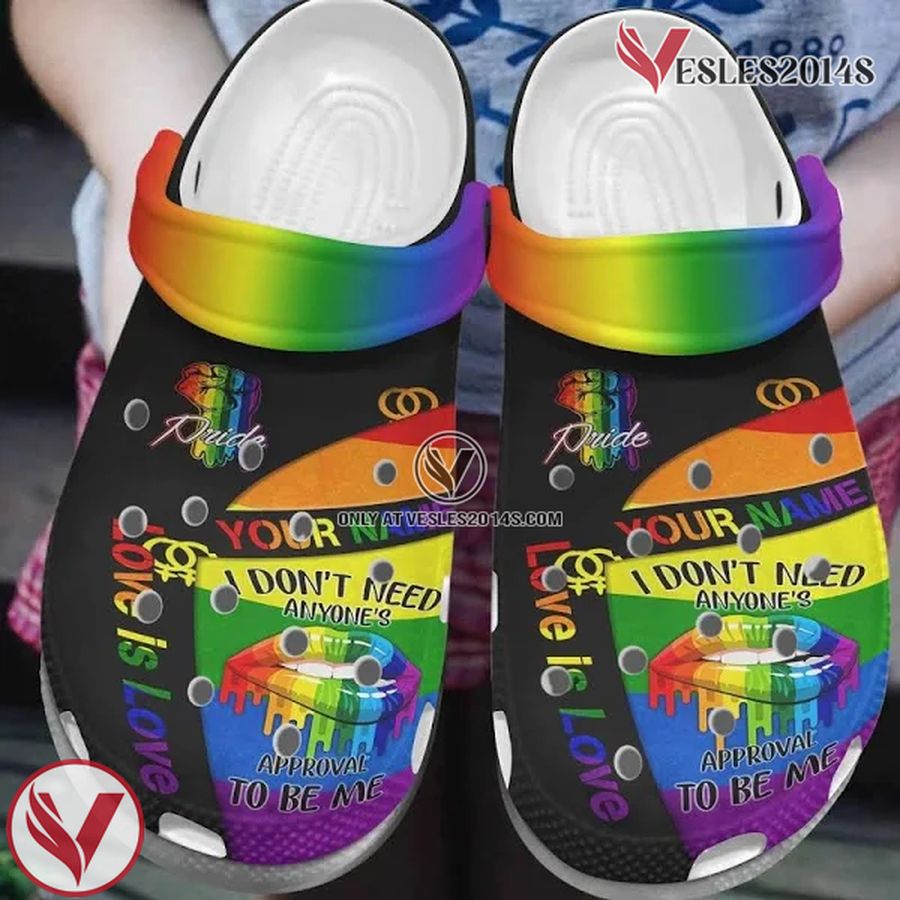 LGBT Pride Month Crocs Crocband Clogs Shoes Comfy For Men Women and Kids, Unique Gift From Vesles2014S