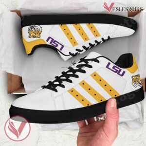 LSU Tigers NCAA Stan Smith Shoes For Men And Womens - Vesles2014s 1