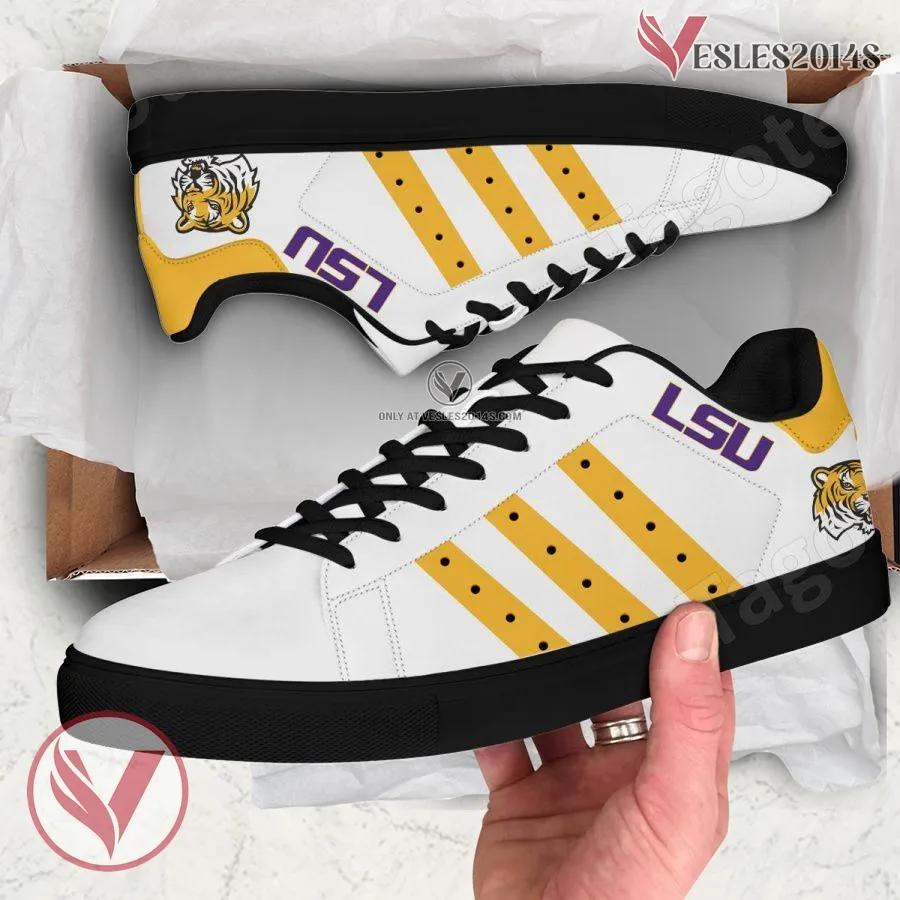 LSU Tigers NCAA Stan Smith Shoes For Men And Womens - Vesles2014s 1