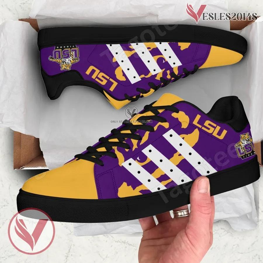 LSU Tigers Print Stan Smith Shoes, Best Sneaker For Fans - Vesles2014s
