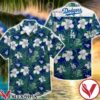 La Dodgers White Hibiscus And Green Palm Leaves Hawaiian Shirt, Unique Gifts For Friends - Vesles2014S 1