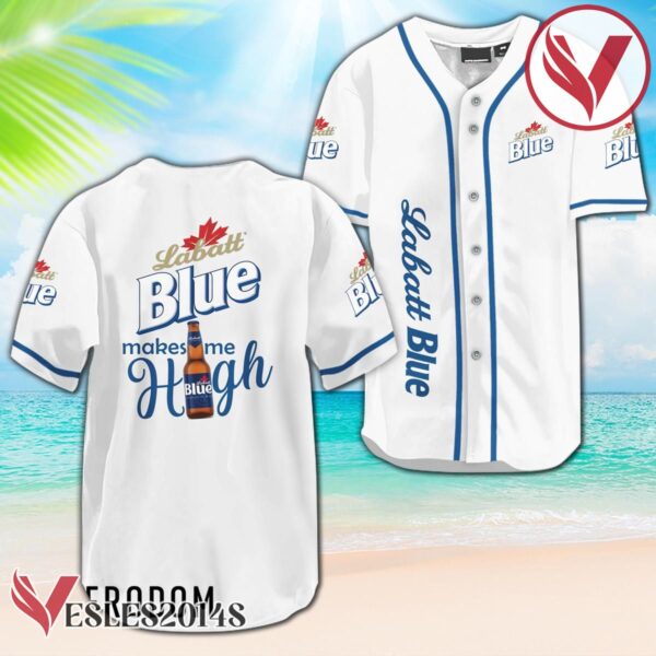Labatt Blue Beer Make Me High Baseball Jersey, Perfect Gifts For Fans - Vesles2014S