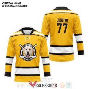 Labrador Retrievers Dog Personalized Hockey Jersey, Trending Gifts For Fans - Vesles2014s 2