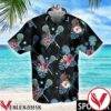 Lacrosse Stick Floral Tropical Black Hawaiian Shirt, Unique Gifts For Friends - Vesles2014S 1