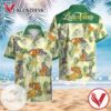 Lady and the Tramp 1955 Hawaiian Graphic Print Short Sleeve Hawaiian Casual Shirt Vesles2014S