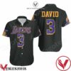 Lakers 3 Anthony Davis 2020-21 Earned Edition Black Jersey Inspired Hawaiian Shirt, Unique Gifts For Friends - Vesles2014S 1