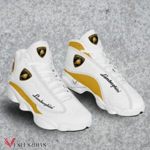 Lamborghini Logo Air Jordan 13 Shoes, Best Sneaker Gifts For Fans - Vesles2014s