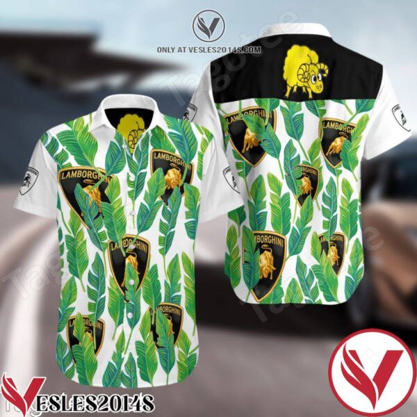 Lamborghini Squadra Corse Hawaiian Shirt And Short, Unique Gifts For Friends - Vesles2014S 1