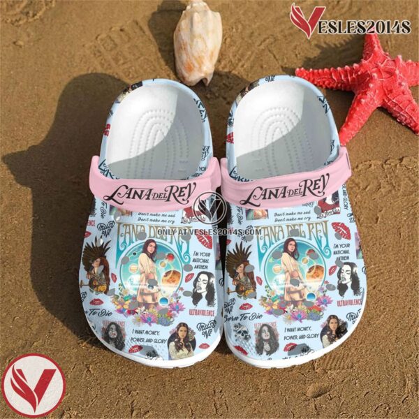 Lana Del Rey Music Crocs Crocband Clogs Shoes, Unique Gifts For Fans Style 20 - Vesles2014S 4
