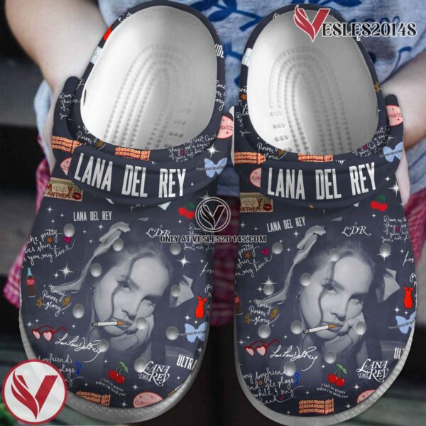 Lana Del Rey Music Crocs Crocband Clogs Shoes, Unique Gifts For Fans Style 22 - Vesles2014S