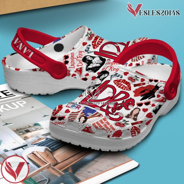 Lana Del Rey Music Crocs Crocband Clogs Shoes, Unique Gifts For Fans Style 3 - Vesles2014S 2