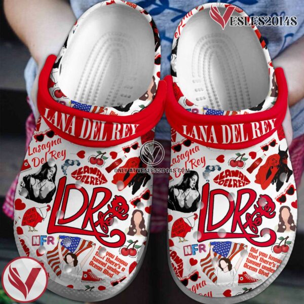Lana Del Rey Music Crocs Crocband Clogs Shoes, Unique Gifts For Fans Style 3 - Vesles2014S