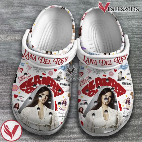 Lana Del Rey Music Crocs Crocband Clogs Shoes, Unique Gifts For Fans Style 5 - Vesles2014S 2