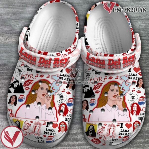 Lana Del Rey Music Crocs Crocband Clogs Shoes, Unique Gifts For Fans Style 7 - Vesles2014S 2