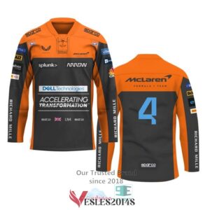 Lando Norris McLaren F1 Team Accelerating Transformation Hockey Jersey, Trending Gifts For Fans - Vesles2014s
