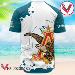 Landshark Lager Beer Anheuser Eagle Logo Baseball Jersey, Perfect Gifts For Fans - Vesles2014S 2