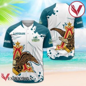 Landshark Lager Beer Anheuser Eagle Logo Baseball Jersey, Perfect Gifts For Fans - Vesles2014S