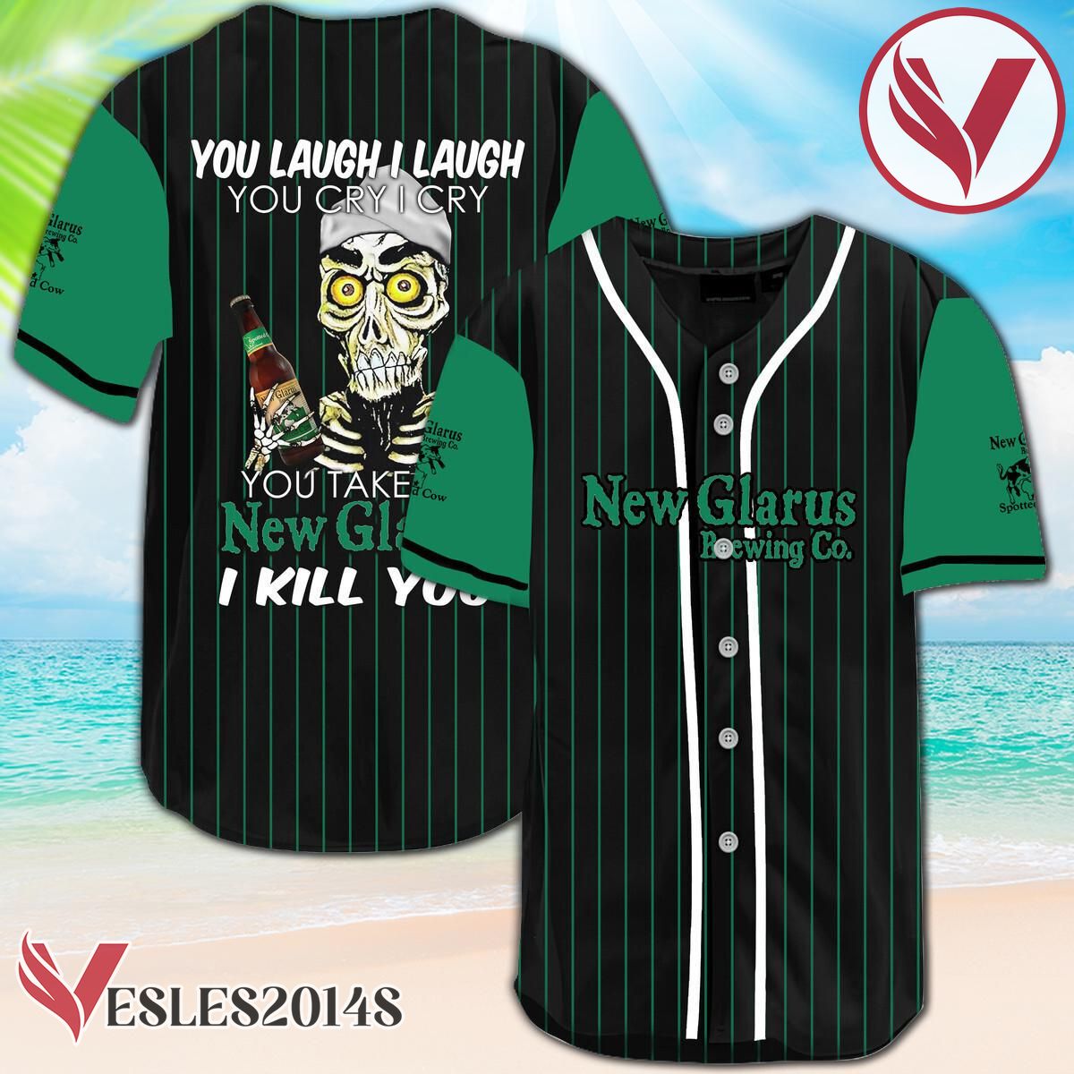 Laugh Cry Take My New Belgium I Kill You Baseball Jersey, Perfect Gifts For Fans - Vesles2014S