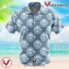 Laughing Man Ghost in the Shell Hawaiian Button Up Shirt, Perfect Gifts For Anime Lovers - Vesles2014S