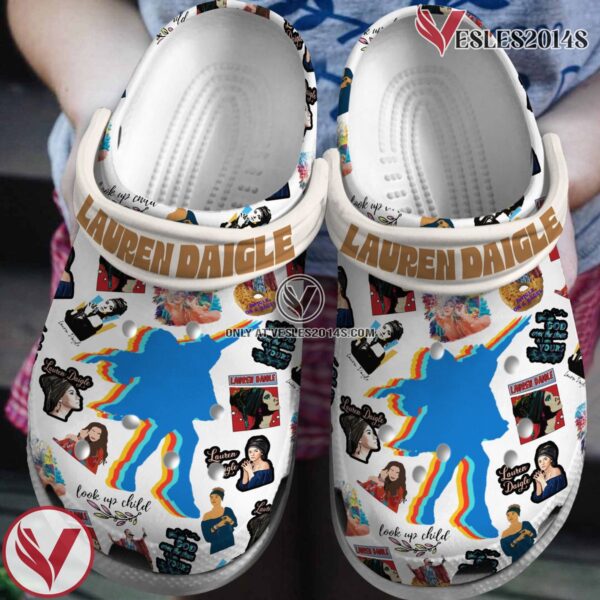 Lauren Daigle Music Crocs Crocband Clogs Shoes, Unique Gifts For Fans Style 1 - Vesles2014S
