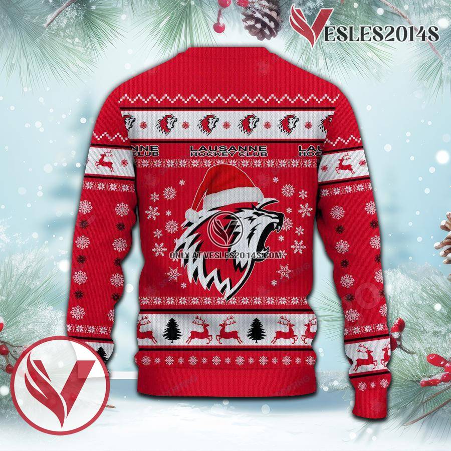 Lausanne Hockey Club Sport Ugly Christmas Sweater, Unique Gifts For Fans - Vesles2014aS 3