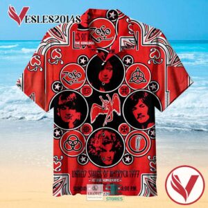 Led Zeppelin Casual Hawaiian Shirt, Best Gifts For Summer Vesles2014S 1