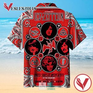Led Zeppelin Casual Hawaiian Shirt, Best Gifts For Summer Vesles2014S 2