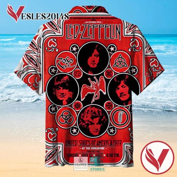 Led Zeppelin Casual Hawaiian Shirt, Best Gifts For Summer Vesles2014S 2