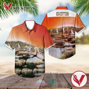 Led Zeppelin Houses of the Holy Hawaiian Casual Shirt, Best Gifts For Summer Vesles2014S