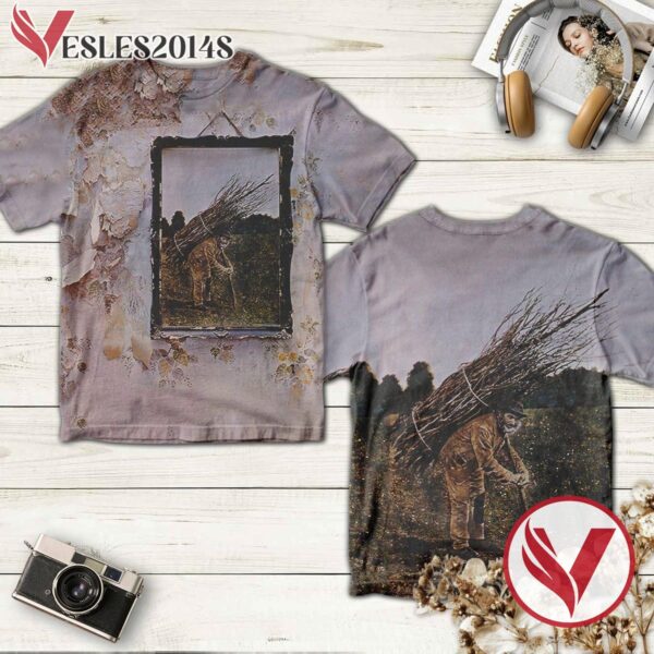 Led Zeppelin IV Album Cover Shirt, Perfect Gifts For Music Lovers - Vesles2014S
